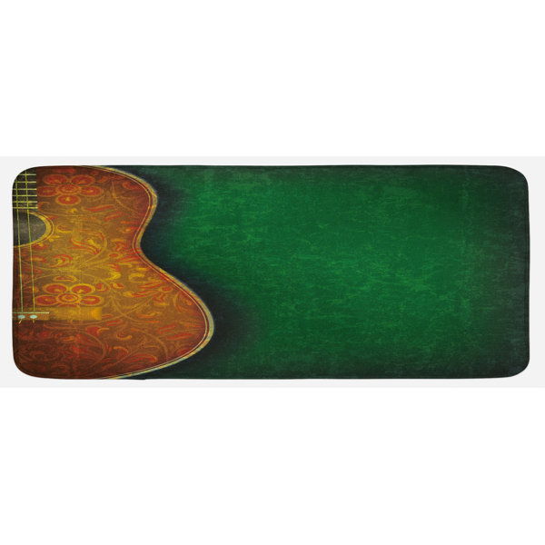 East Urban Home Guitar Kitchen Mat Wayfair